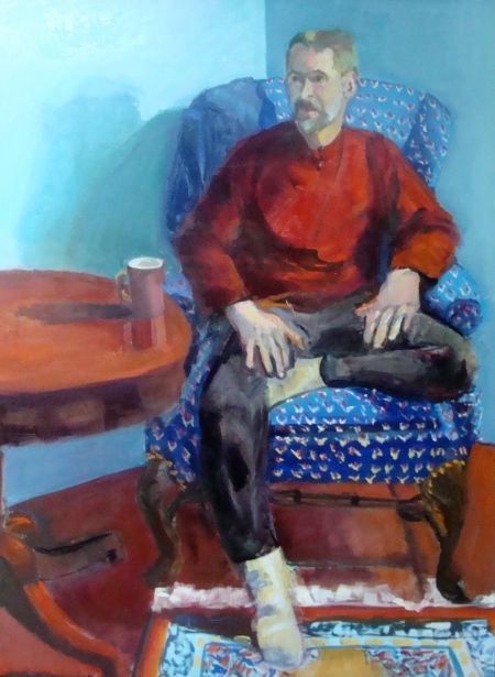 John H. in the blue chair